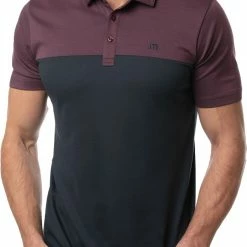 Coupon ๐ TravisMathew Men's Away We Go Golf Polo For Men Heather Mauve โ๏ธ
