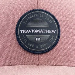 Budget 🧨 TravisMathew Men's Ten To Two Flexback Golf Hat For Men Heather Ruby Wine 🧨 -TravisMathew Shop unnamed file 1082