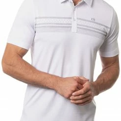 Brand new ๐ TravisMathew Men's Just One More Golf Polo For Men White โญ