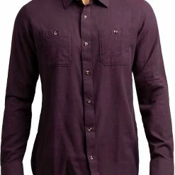 Discount ✨ TravisMathew Men's Hefe Button-Up Flannel Golf 👕 Shirt For Men Blue Nights 🎁