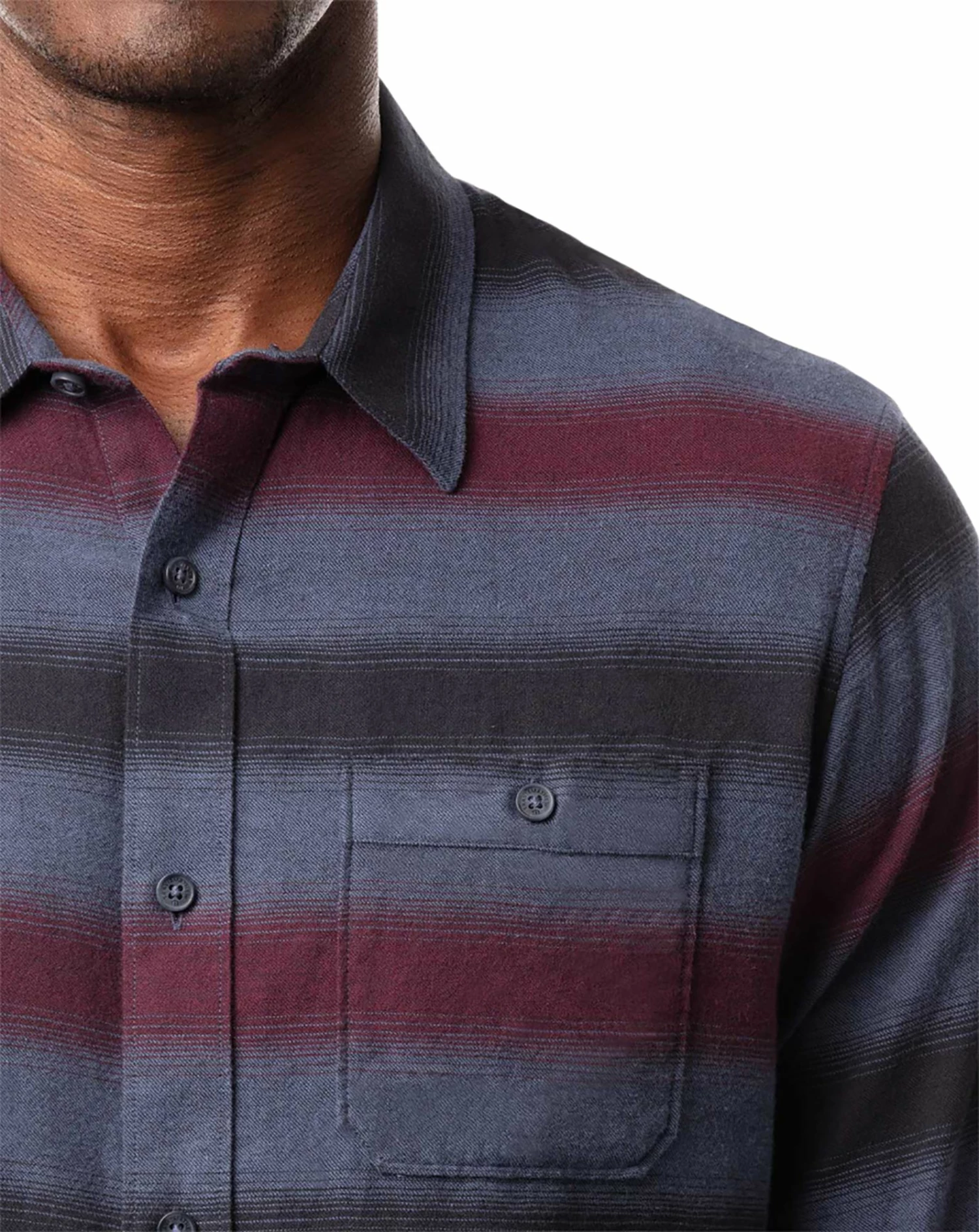 Buy ⌛ TravisMathew Men's On And On Button-Up Flannel Golf 👕 Shirt For Men Blue Night 😉 6 Buy ⌛ TravisMathew Men's On And On Button-Up Flannel Golf 👕 Shirt For Men Blue Night 😉 - Image 4