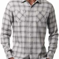 TravisMathew Shop 2 Coupon ๐ฏ TravisMathew Men's Day And Night Button-Up Flannel Golf ๐ Shirt For Men Heather Sleet ๐