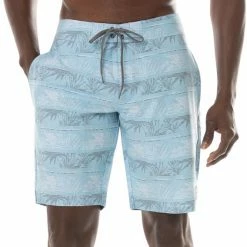 Best Pirce ✨ TravisMathew Men's Barnstormed Boardshorts For Men Heather Delphinium 🎁