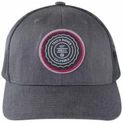 Cheap 🎁 TravisMathew Men's The Patch Golf Hat For Men Heather Grey Pinstripe 😉