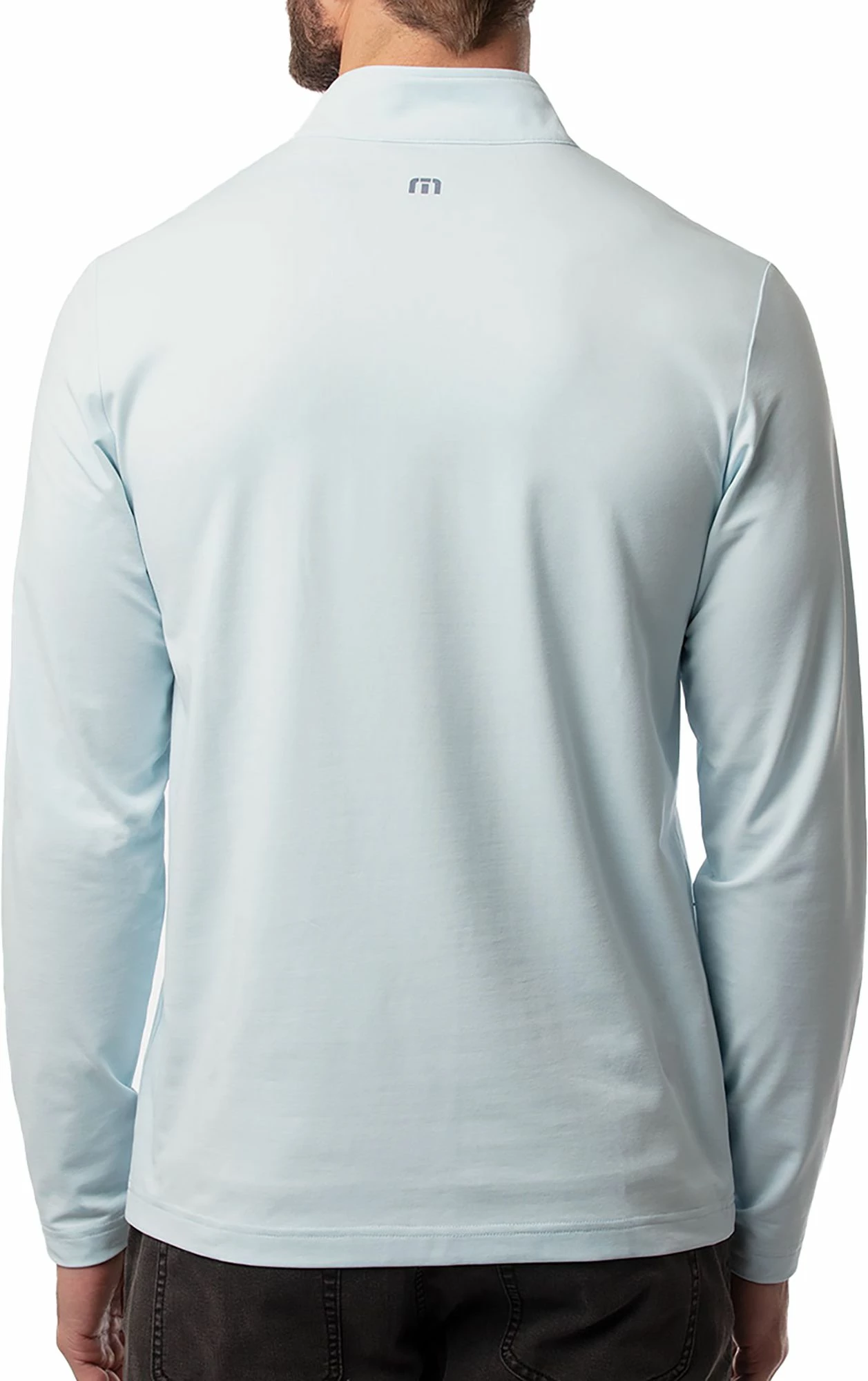 Brand new 🔥 TravisMathew Men's Wet Blanket 1/4 Zip Golf Jacket For Men Heather Airy Blue 😍 3 Brand new 🔥 TravisMathew Men's Wet Blanket 1/4 Zip Golf Jacket For Men Heather Airy Blue 😍 - Image 2