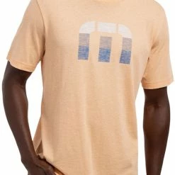 Budget 😀 TravisMathew Men's Schmancy Golf T-Shirt For Men Heather Autumn Sunset 😉
