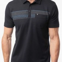 Cheapest ๐ฏ TravisMathew Men's Safe And Sound Polo For Men Black โจ