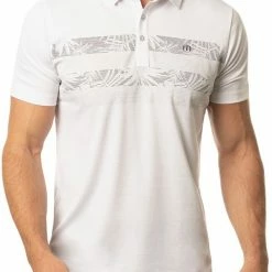Cheap 🎁 TravisMathew Men's Activate Golf Polo For Men White 🎉