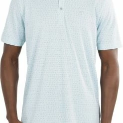 Cheap 😍 TravisMathew Men's Thundersnow Golf Polo For Men Heather Petit Four ✔️