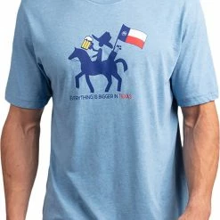 Buy 🔔 TravisMathew Men's Hoot And Hollar T-Shirt For Men Heather Blue 🛒