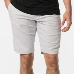 Brand new ⌛ TravisMathew Men's Starboard Golf Shorts For Men Heather Sleet 🤩
