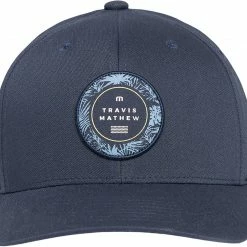 Best Sale ✔️ TravisMathew Men's Carbon Mesa Golf Hat For Men Blue Nights 🔥