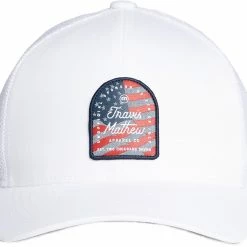 Buy 💯 TravisMathew Men's Above Asking Golf Hat For Men White 👏