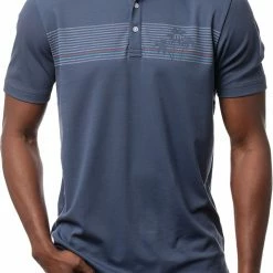 Budget ๐ TravisMathew Men's Private Pool Golf Polo For Men Sargasso Sea ๐