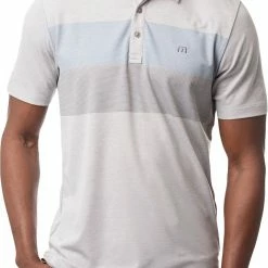 TravisMathew Shop 32 Best deal ๐ TravisMathew Men's Take Comfort Golf Polo For Men Heather Light Grey ๐ฅ