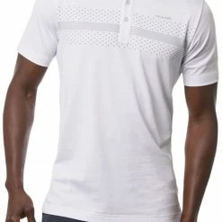Cheap 🔔 TravisMathew Men's Burn Card Golf Polo For Men White 👍