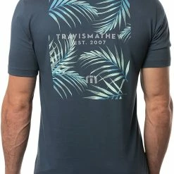 Outlet 🎁 TravisMathew Men's Lake House Short Sleeve Golf 👚 Shirt For Men Insignia 🎉