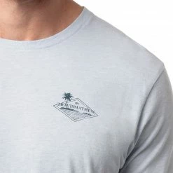 Best Pirce 🎁 TravisMathew Men's Valby Short Sleeve Golf T-Shirt For Men Heather Light Blue 😍 -TravisMathew Shop unnamed file 520