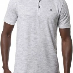 Discount 🌟 TravisMathew Men's Lake Louise Golf Polo For Men White 👏