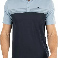 Coupon ๐ TravisMathew Men's Chock A Block Golf Polo For Men Faded Denim ๐ฅฐ