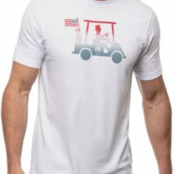 Outlet 👏 TravisMathew Men's Pledge To Beer Golf T-Shirt For Men White 🌟
