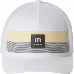 Promo 😀 TravisMathew Men's Party Pavilion Golf Hat For Men White 👏