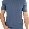 Best Sale ⭐ TravisMathew Men's Sky Peak Golf Polo For Men Insignia Blue/vintag ❤️ -TravisMathew Shop unnamed file 776