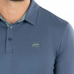 Best Sale ⭐ TravisMathew Men's Sky Peak Golf Polo For Men Insignia Blue/vintag ❤️ -TravisMathew Shop unnamed file 779