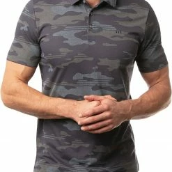 Best deal 😉 TravisMathew Men's Heater Camo Golf Polo For Men Gray 😍