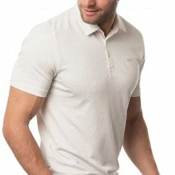 New ✔️ TravisMathew Men's Turned Around Golf Polo For Men Gardenia 🔥 -TravisMathew Shop unnamed file 790