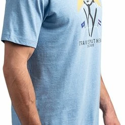 Wholesale 🛒 TravisMathew Men's Catchin' Air Golf T-Shirt For Men Heather Blue 👍 -TravisMathew Shop unnamed file 855