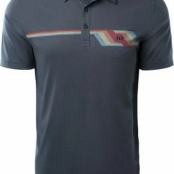 Best Pirce ✔️ TravisMathew Men's BYOB Short Sleeve Golf Polo For Men Mood Indigo/vintage Indgo 🥰