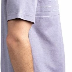 New ✔️ TravisMathew Men's Good Good Golf Polo For Men Heather Purple Sage ⌛ -TravisMathew Shop unnamed file 906