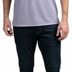 New ✔️ TravisMathew Men's Good Good Golf Polo For Men Heather Purple Sage ⌛ -TravisMathew Shop unnamed file 908