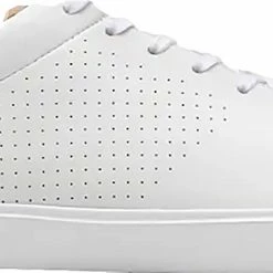 Promo 👏 Cuater By TravisMathew Men's Phenom Leather Golf 👞 Shoes For Men White 👏